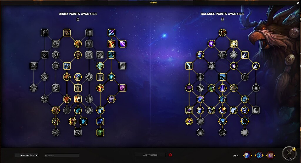 Moon's Death by Stars Single Target and AOE Balance WoW Lazy Macros