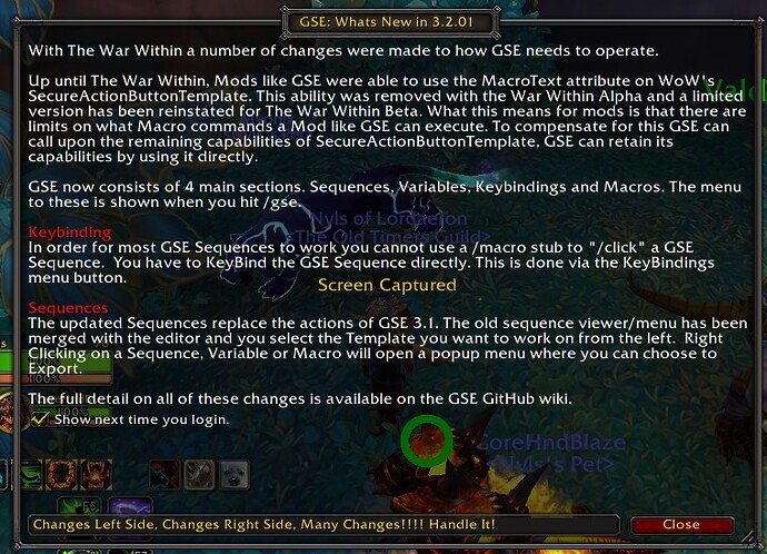 GSE Whats new in 3.22.01