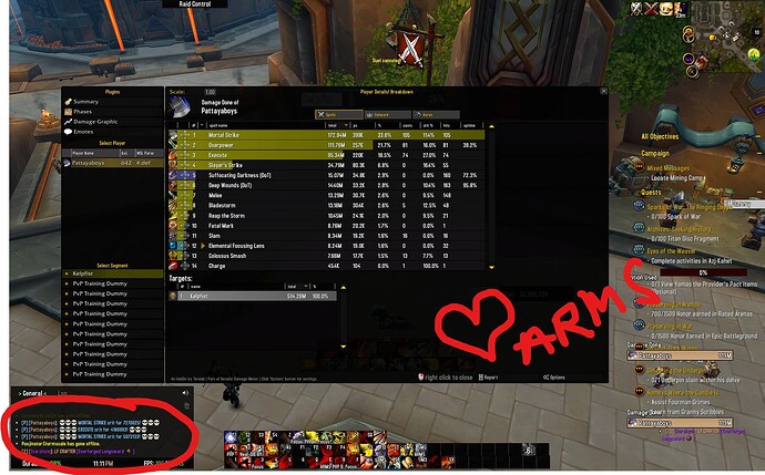 ARMS LOVE CRIT