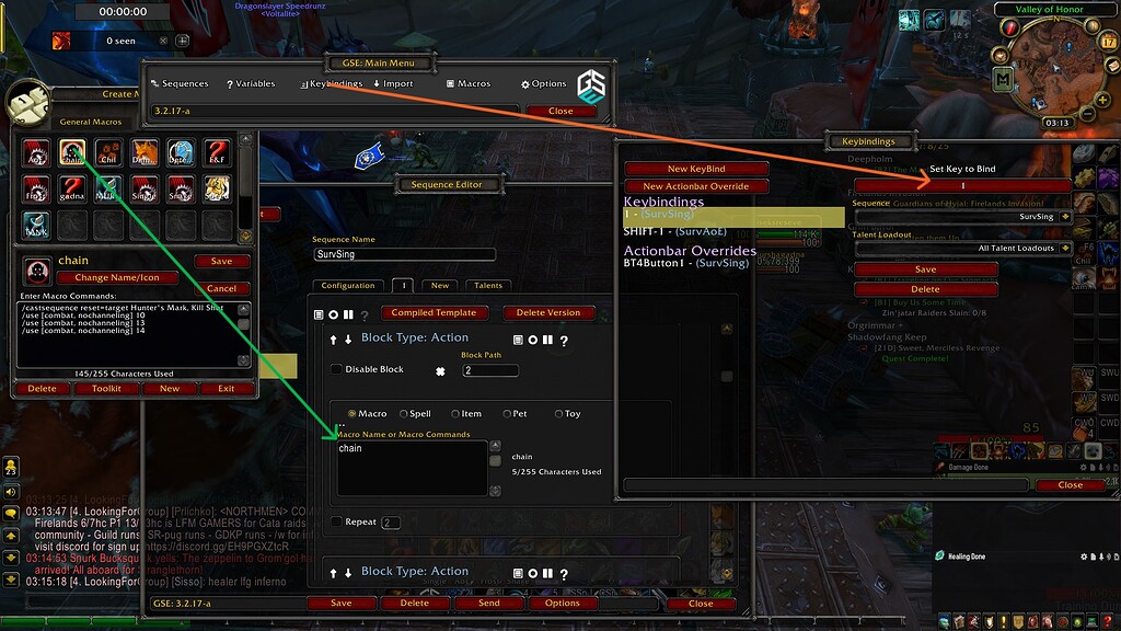 wow cata master's call macro