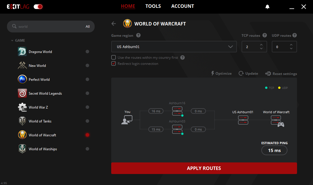 exitlag-wow-routing